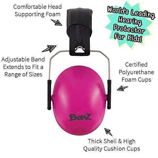 Kids Hearing Protection Earmuffs - (Solid Colors)