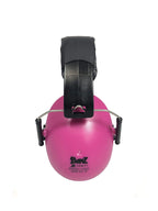 Kids Hearing Protection Earmuffs - (Solid Colors) Azalea / Kids 2+