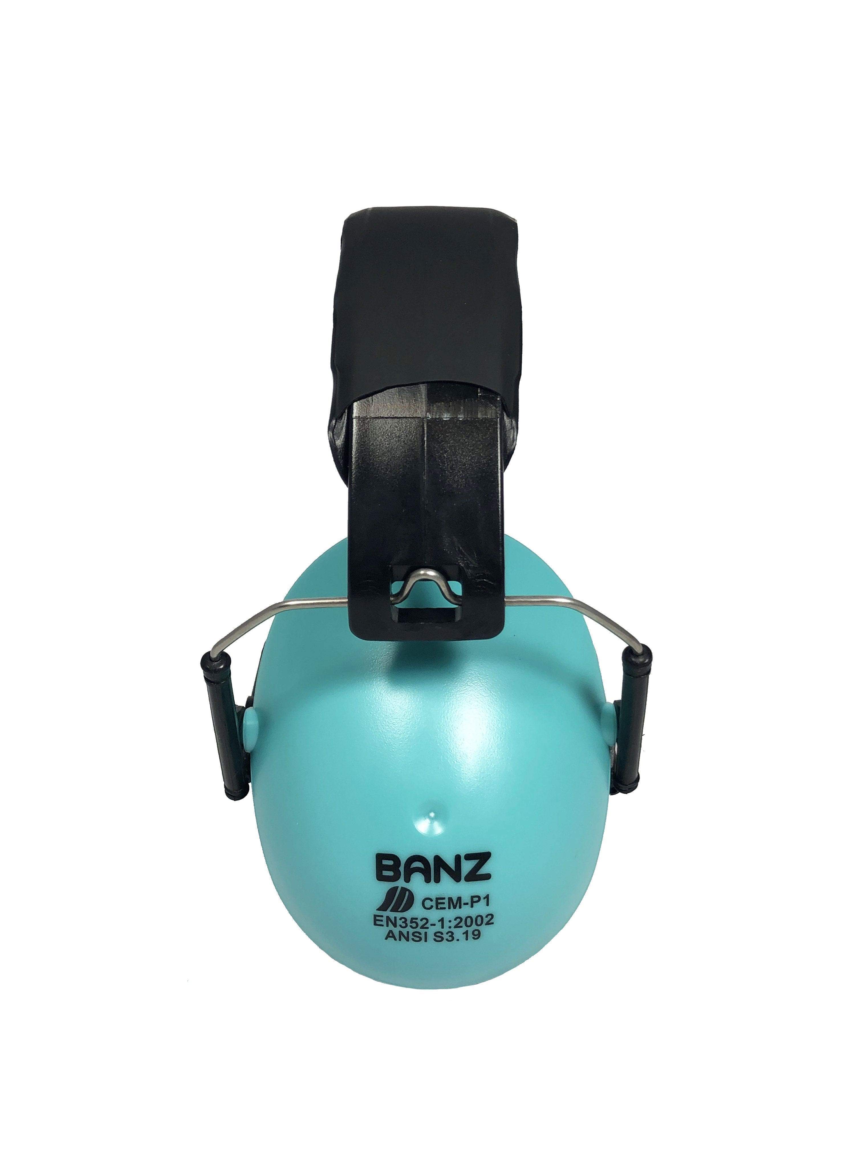 Kids Hearing Protection Earmuffs - (Solid Colors) Lagoon / Kids 2+