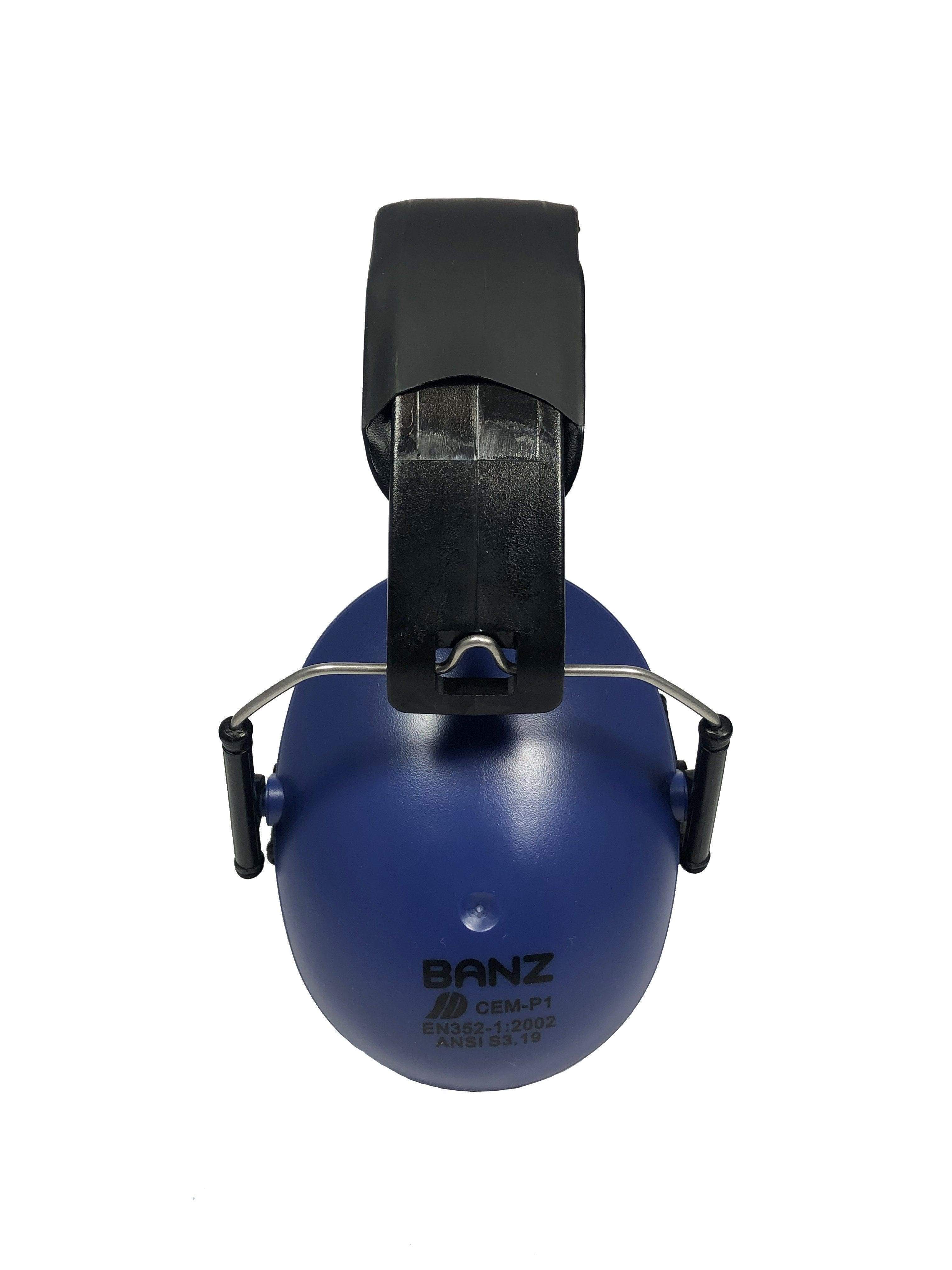 Kids Hearing Protection Earmuffs - (Solid Colors) Navy / Kids 2+