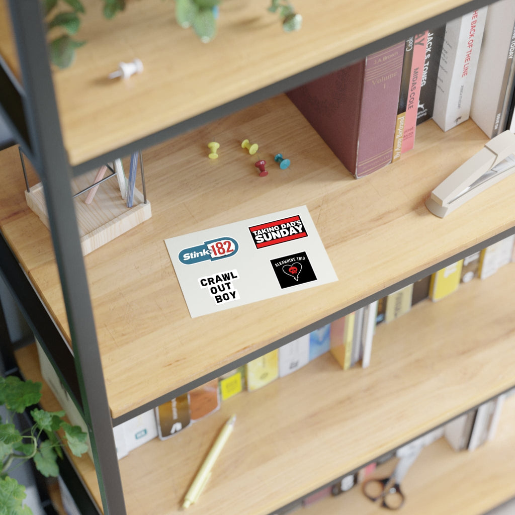 Lil’ Emo All-Stars Sticker Pack 6" × 4" / White / Die-Cut