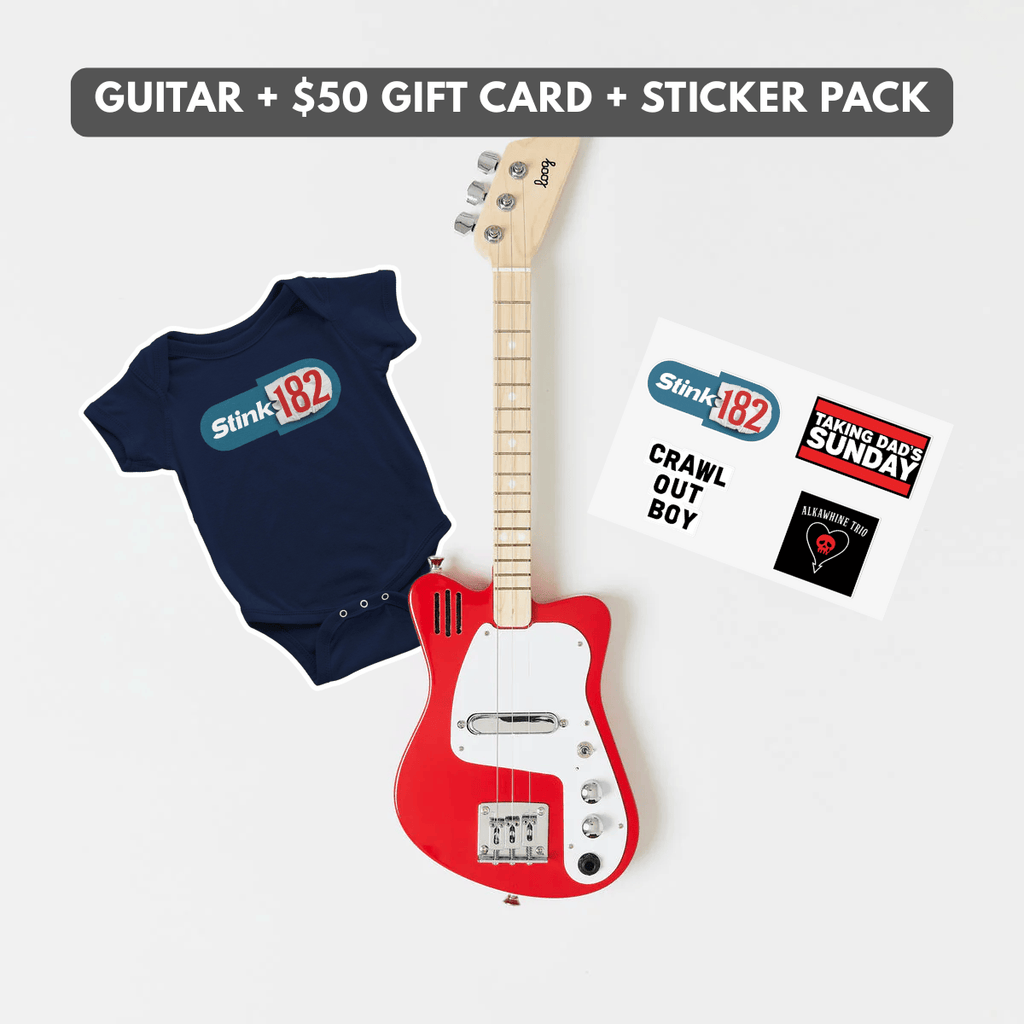 Loog Mini Electric Guitar Bundle (up to 6 years)
