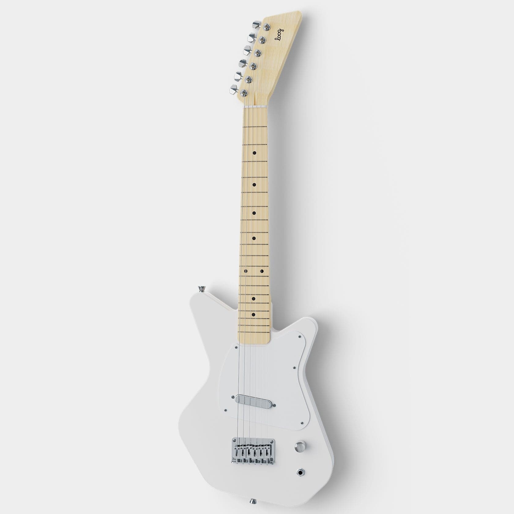 loog pro 6 electric White