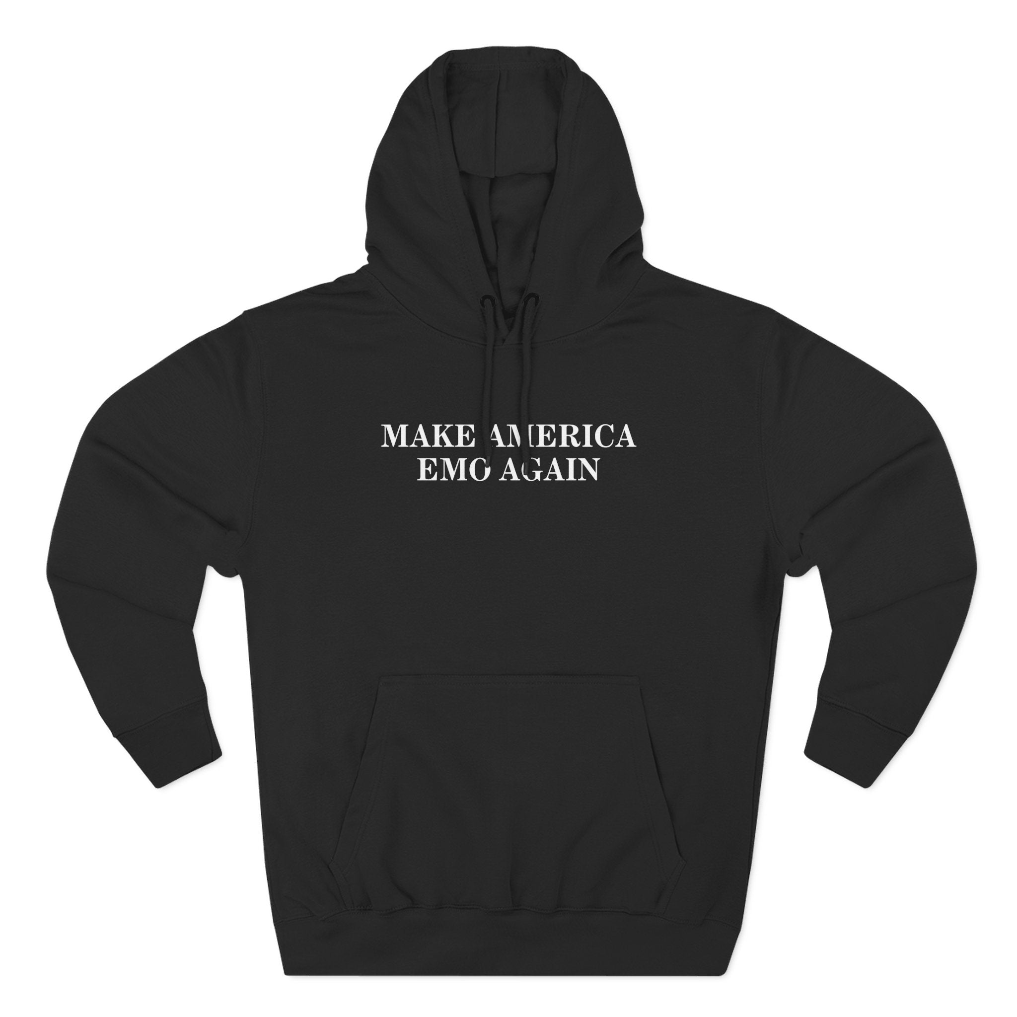 Make America Emo Again Hoodie XS / Black