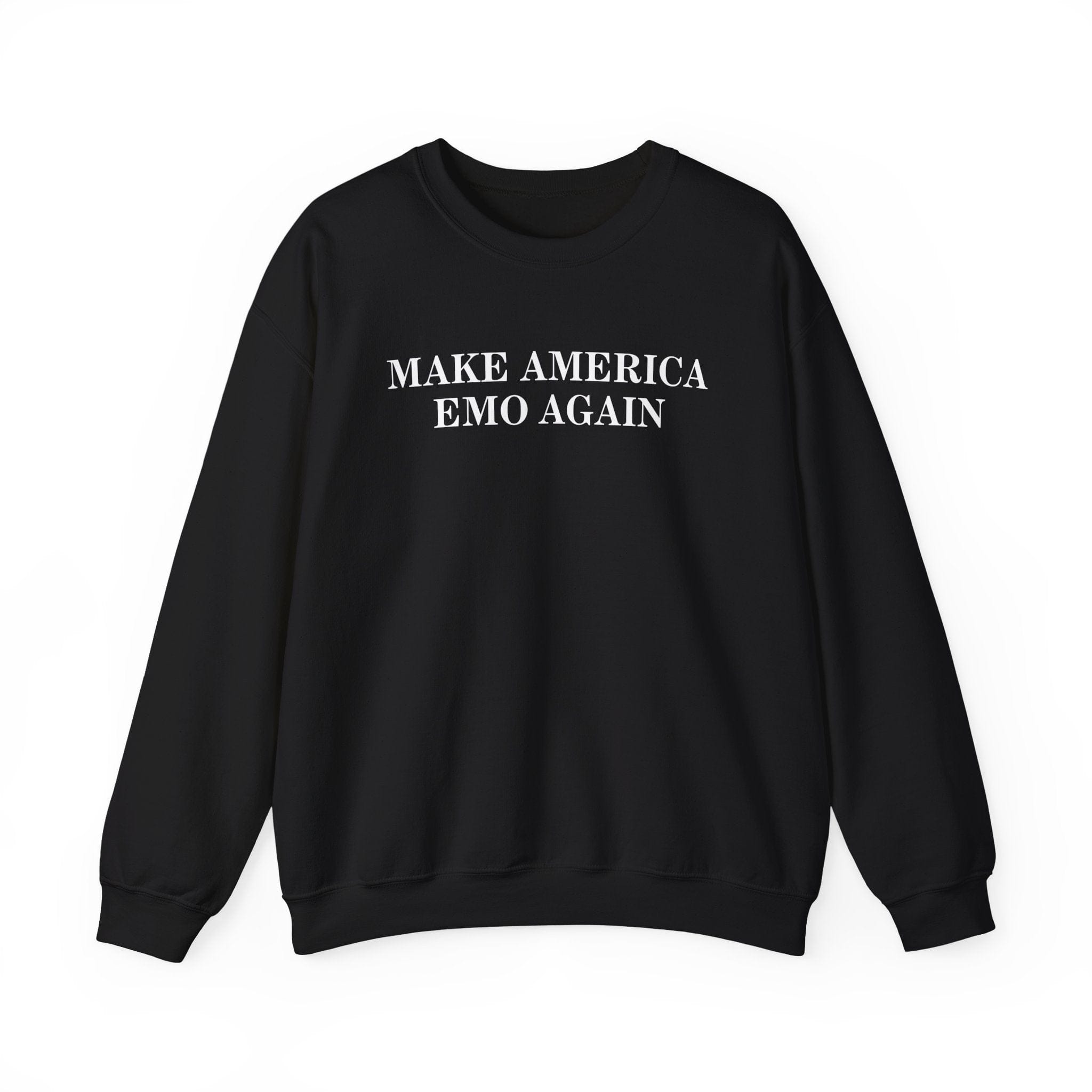 Make America Emo Again Sweatshirt S / Black