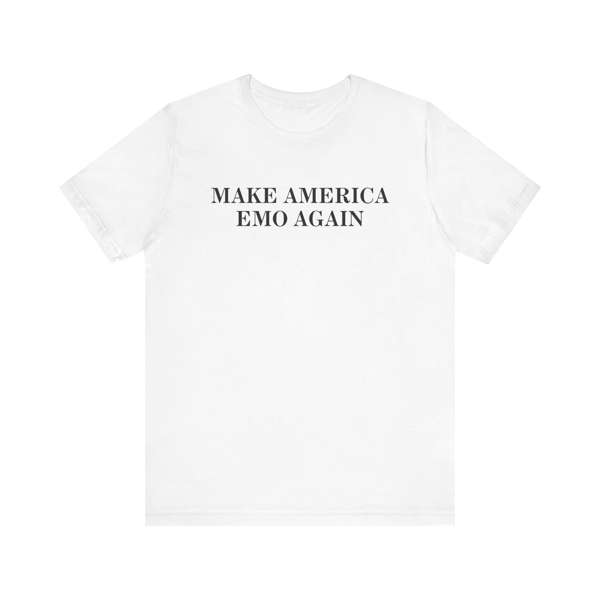 Make America Emo Again Tee White / S