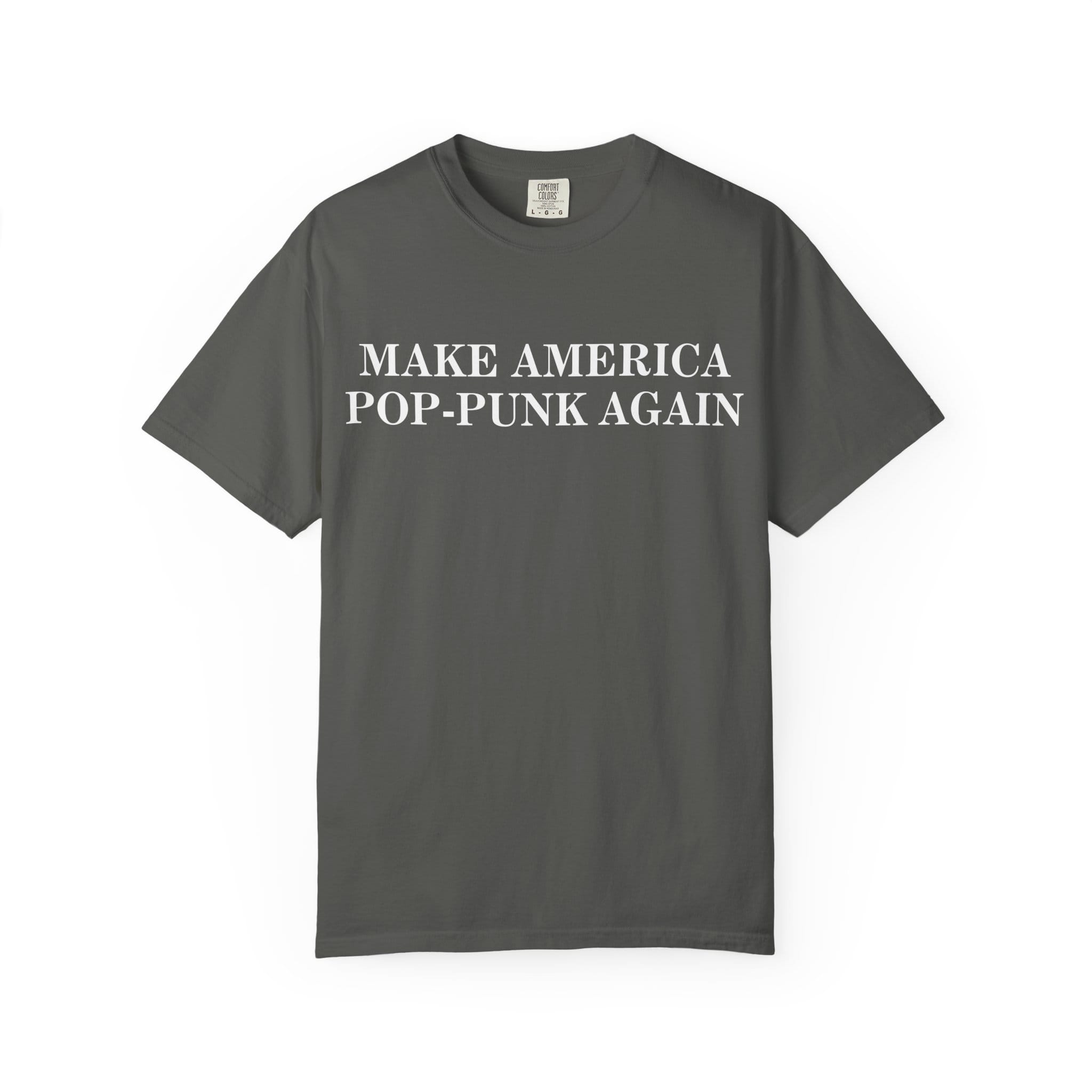 Make America Pop-Punk Again Tee on Comfort Colors Pepper / S