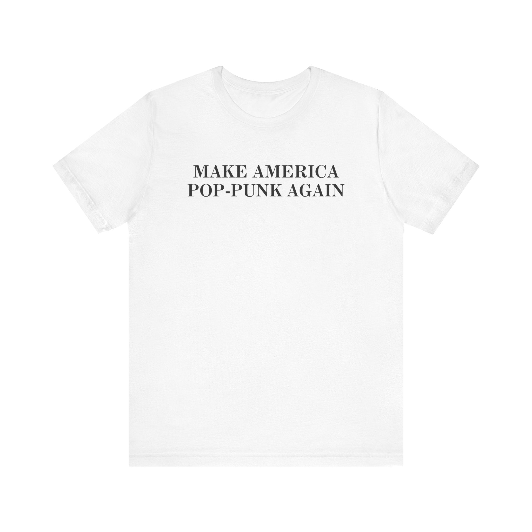 Make America Pop-Punk Again Tee White / S