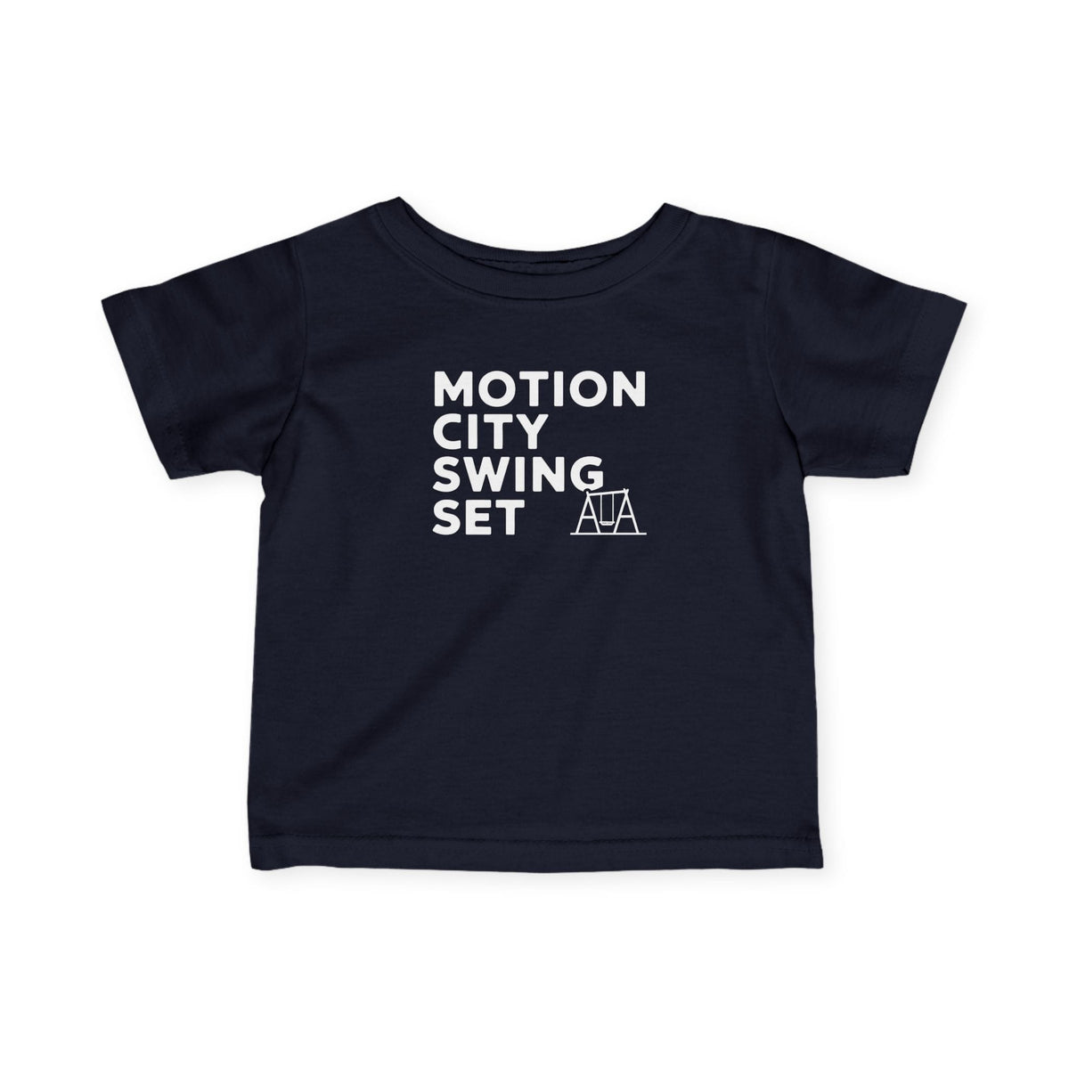 Motion City Swing Set - Infant Tee 6M / Navy