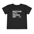 Motion City Swing Set - Toddler Tee Black / 2T