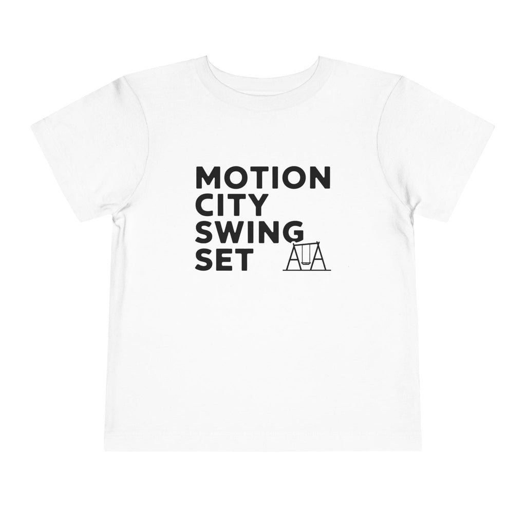 Motion City Swing Set - Toddler Tee White / 2T