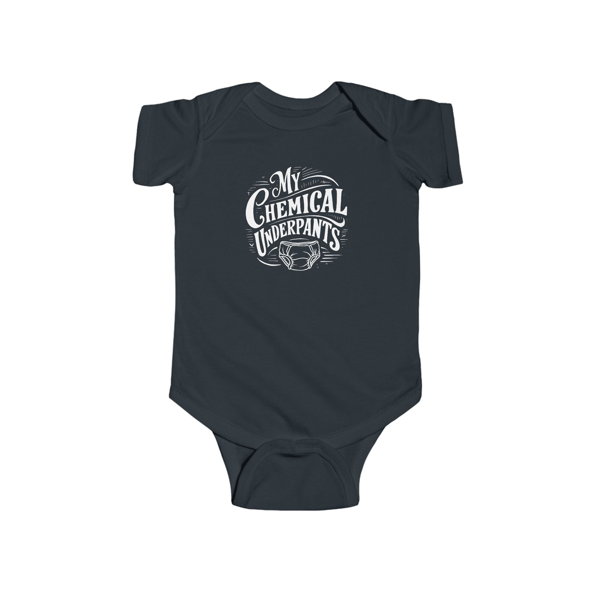 My Chemical Underpants - Onesie Black / NB (0-3M)