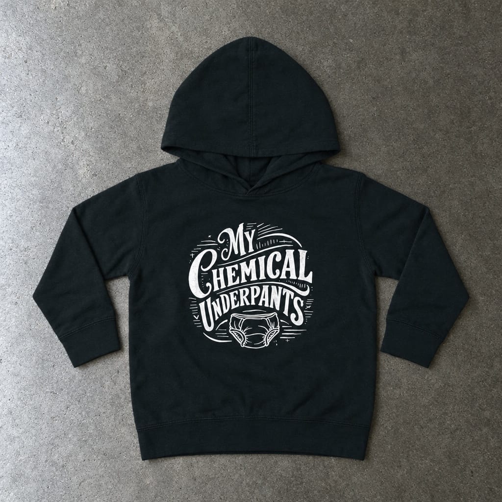 My Chemical Underpants Toddler Hoodie Black / 2T