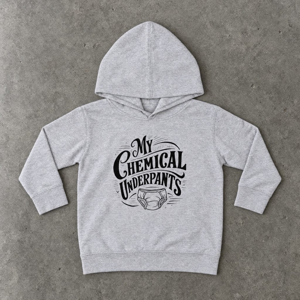 My Chemical Underpants Toddler Hoodie Heather / 2T