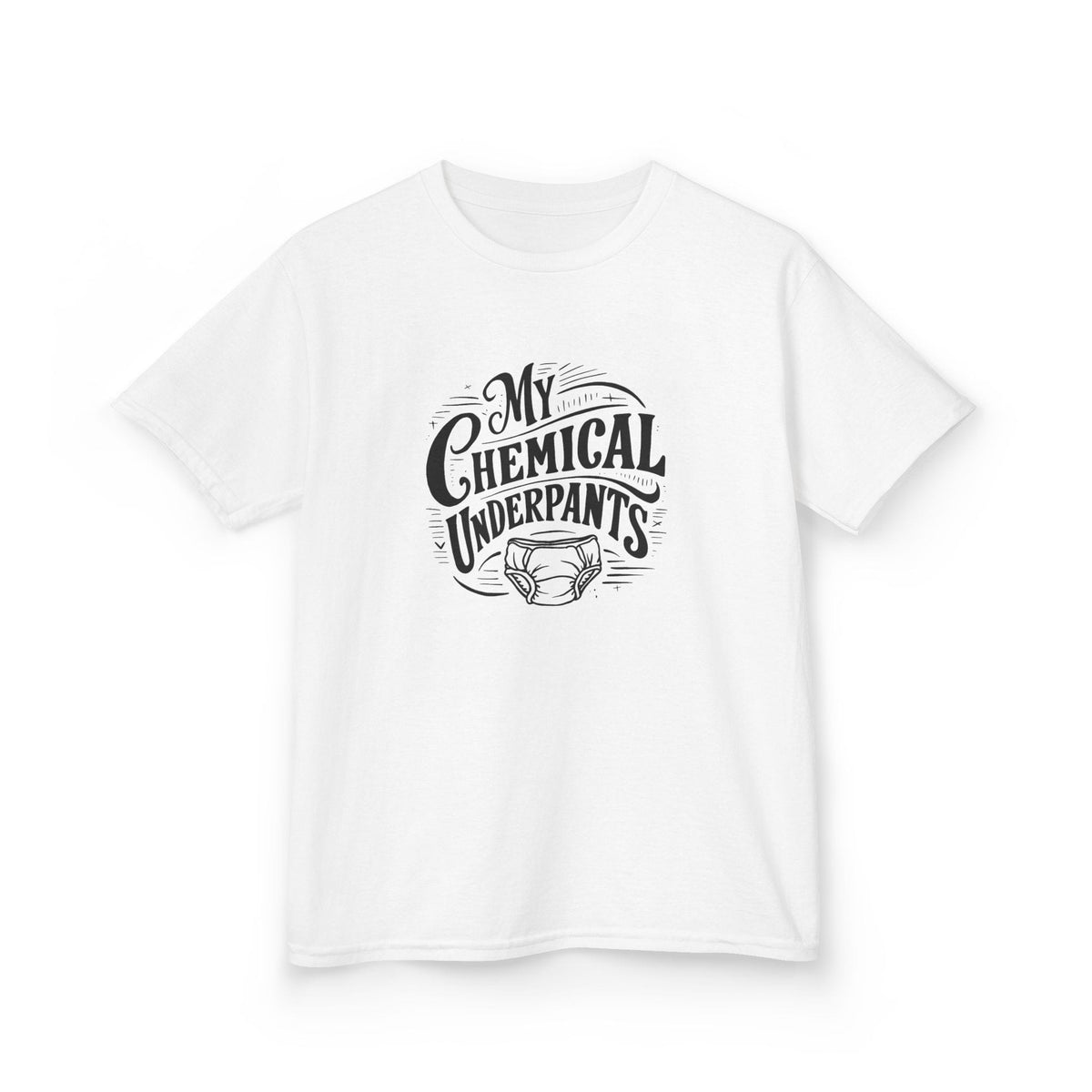 My Chemical Underpants - Youth Tee CA XS / White