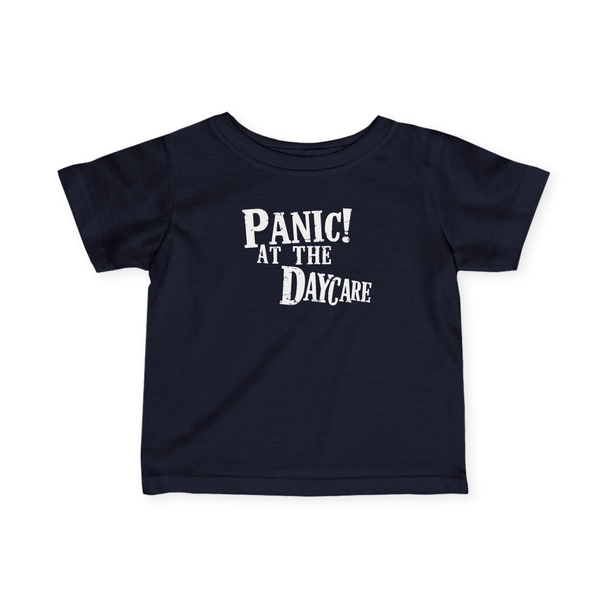 Panic! At The Daycare - Infant Tee Navy / 6M