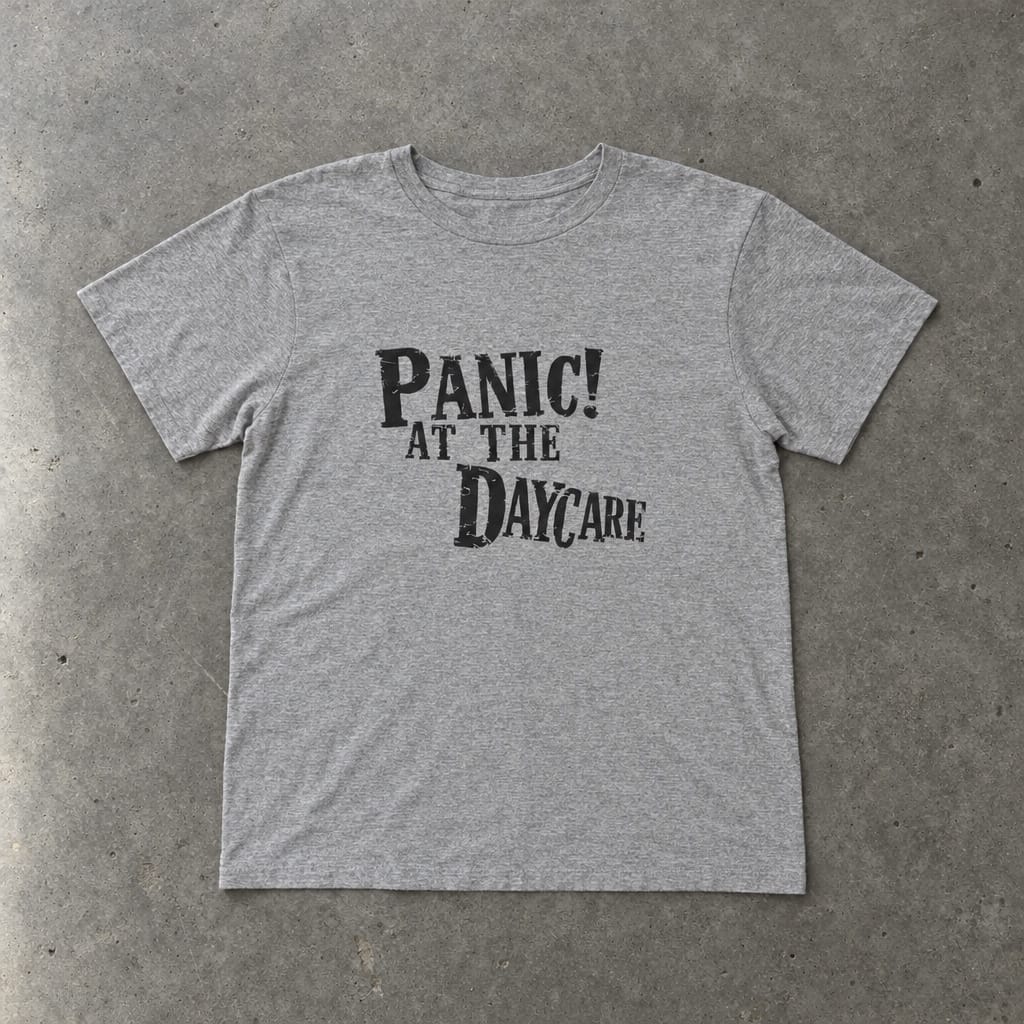 Panic! At The Daycare - Toddler Tee Athletic Heather / 2T