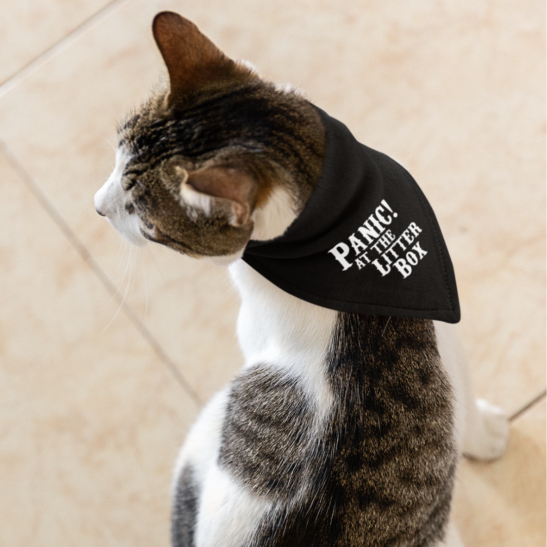 Panic! At The Litter Box Pet Bandana