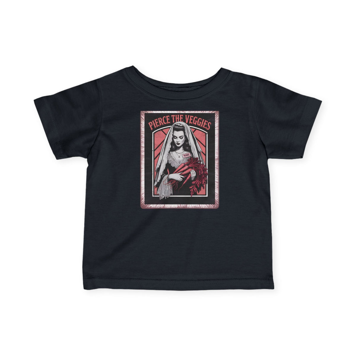 Pierce the Veggies - Infant Tee CA Black / 6M