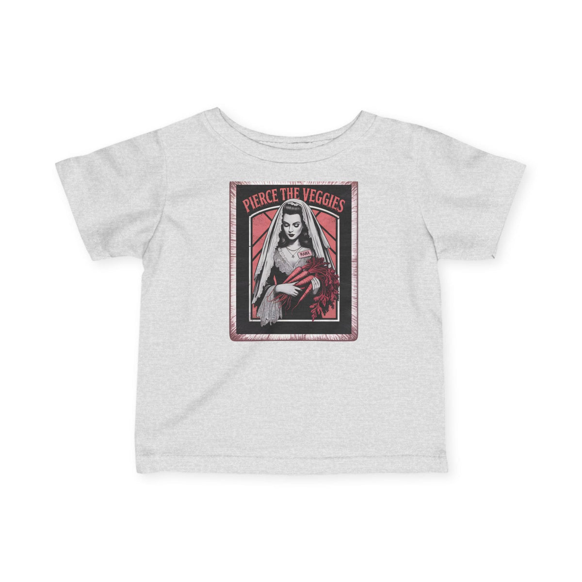 Pierce the Veggies - Infant Tee CA Heather / 6M