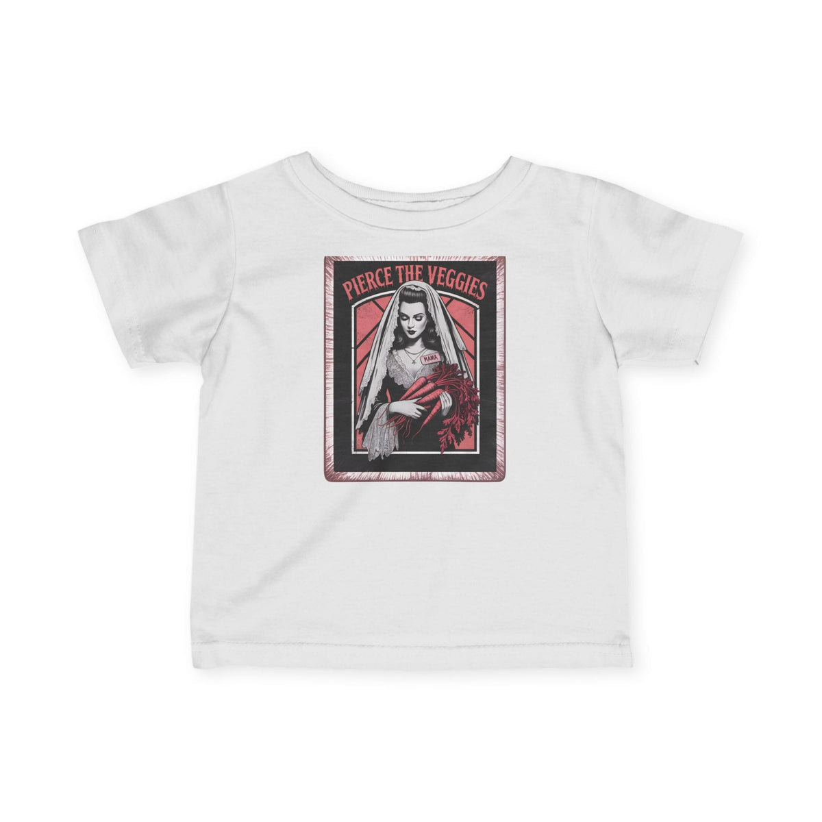 Pierce the Veggies - Infant Tee CA White / 6M