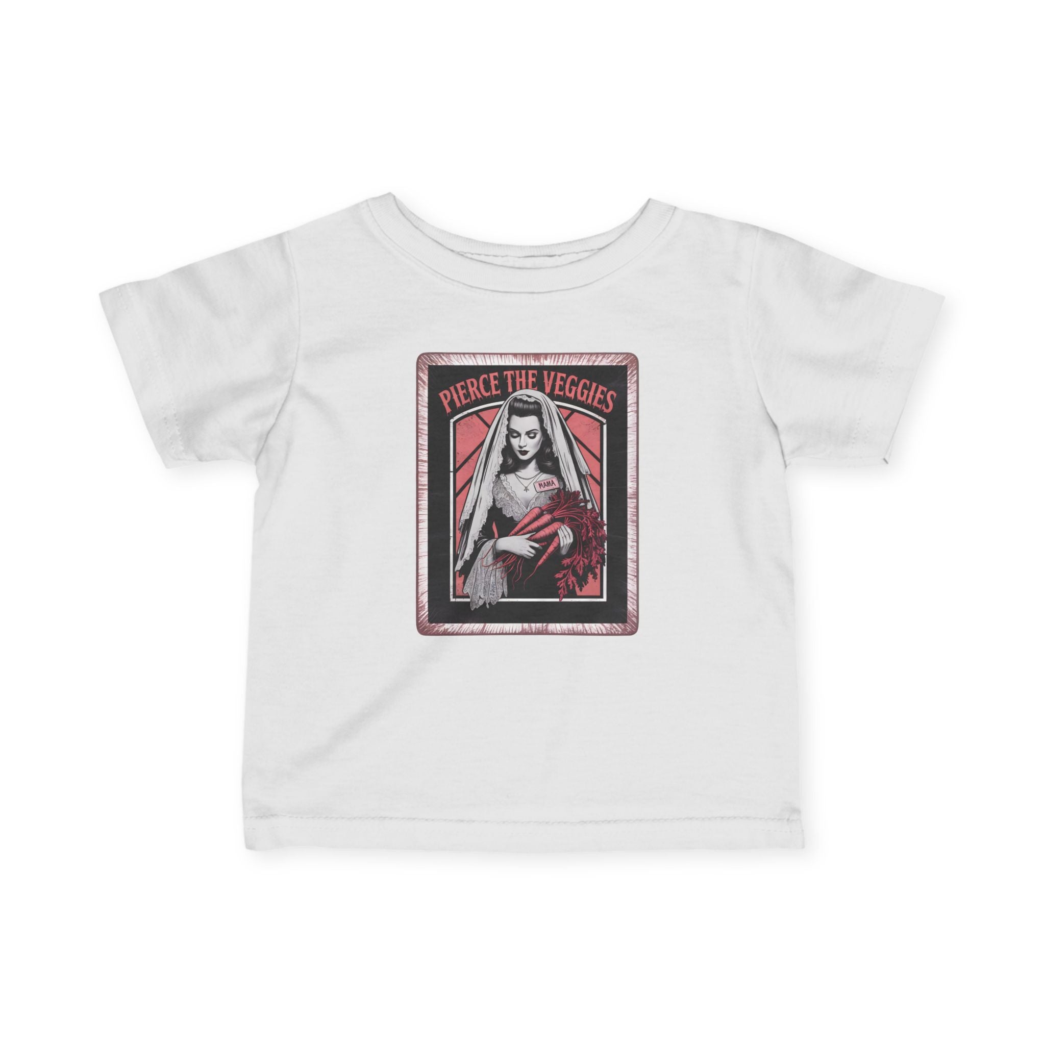 Pierce the Veggies - Infant Tee White / 6M