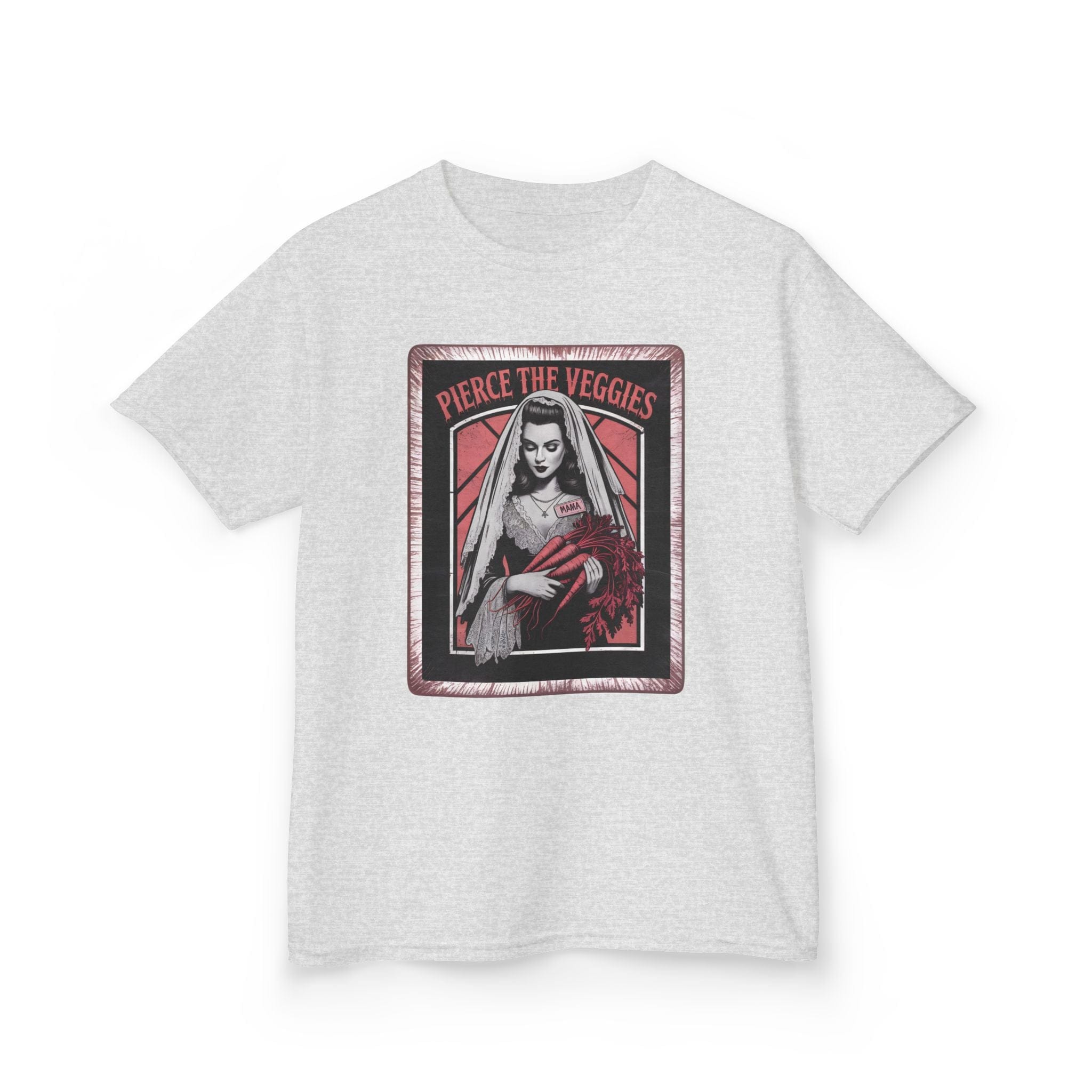 Pierce the Veggies - Youth Tee Ash / XL