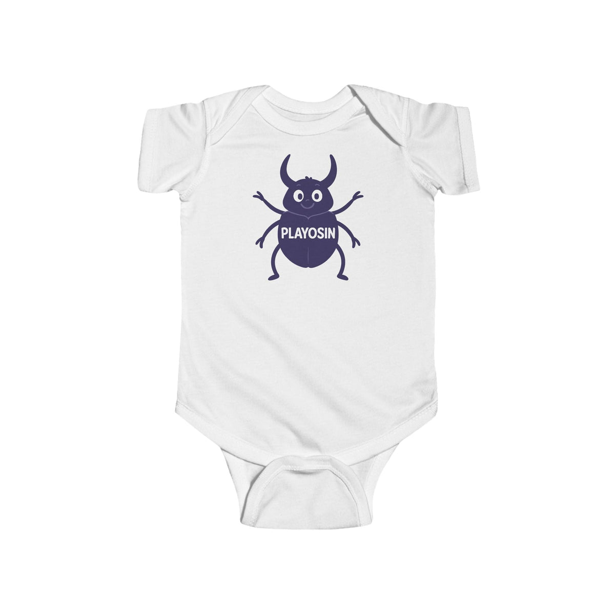 Playosin - Onesie CA White / NB (0-3M)