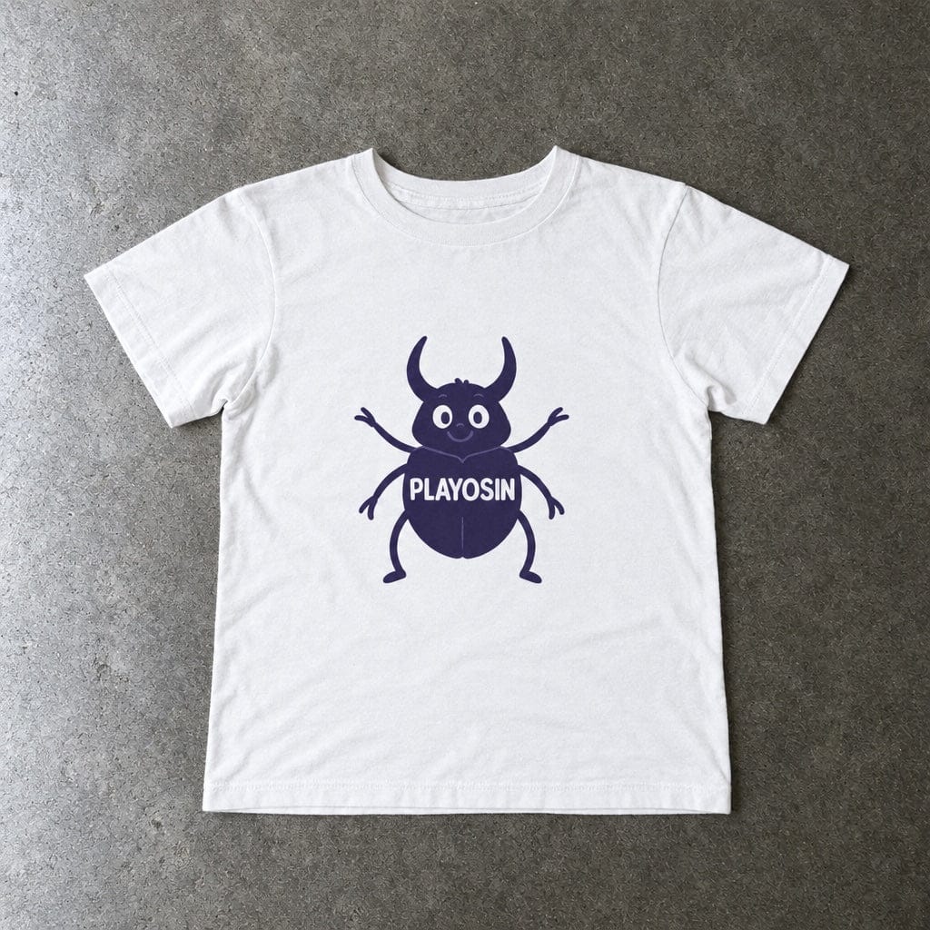 Playosin - Toddler Tee CA White / 2T
