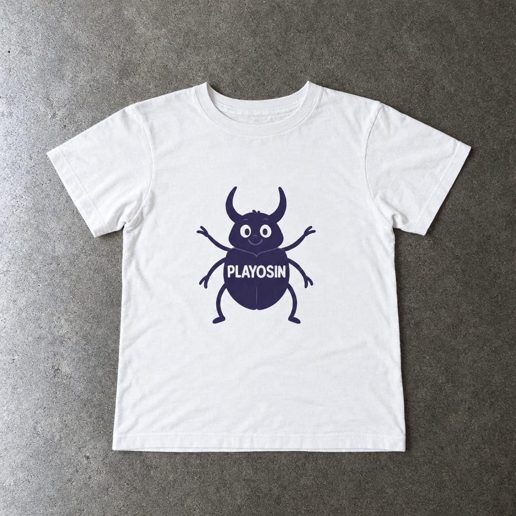 Playosin - Toddler Tee White / 2T