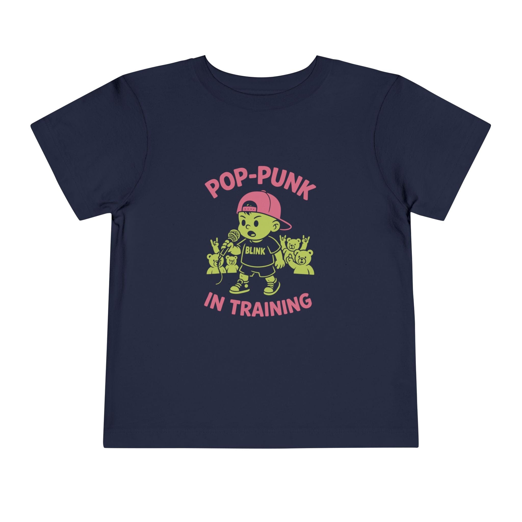 Pop-Punk In Training - Toddler Tee Navy / 2T