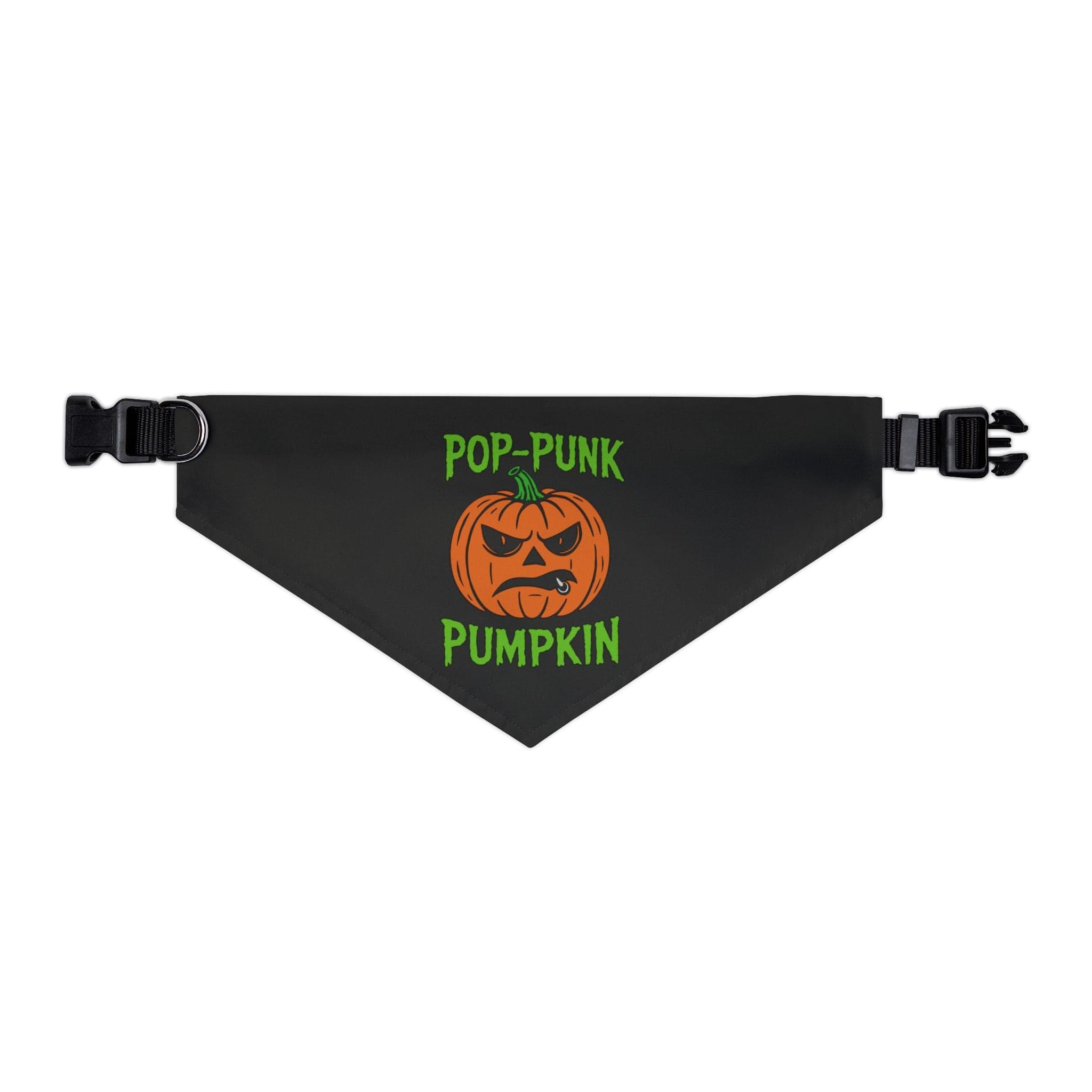 Pop-punk Pumpkin Pet Bandana XL