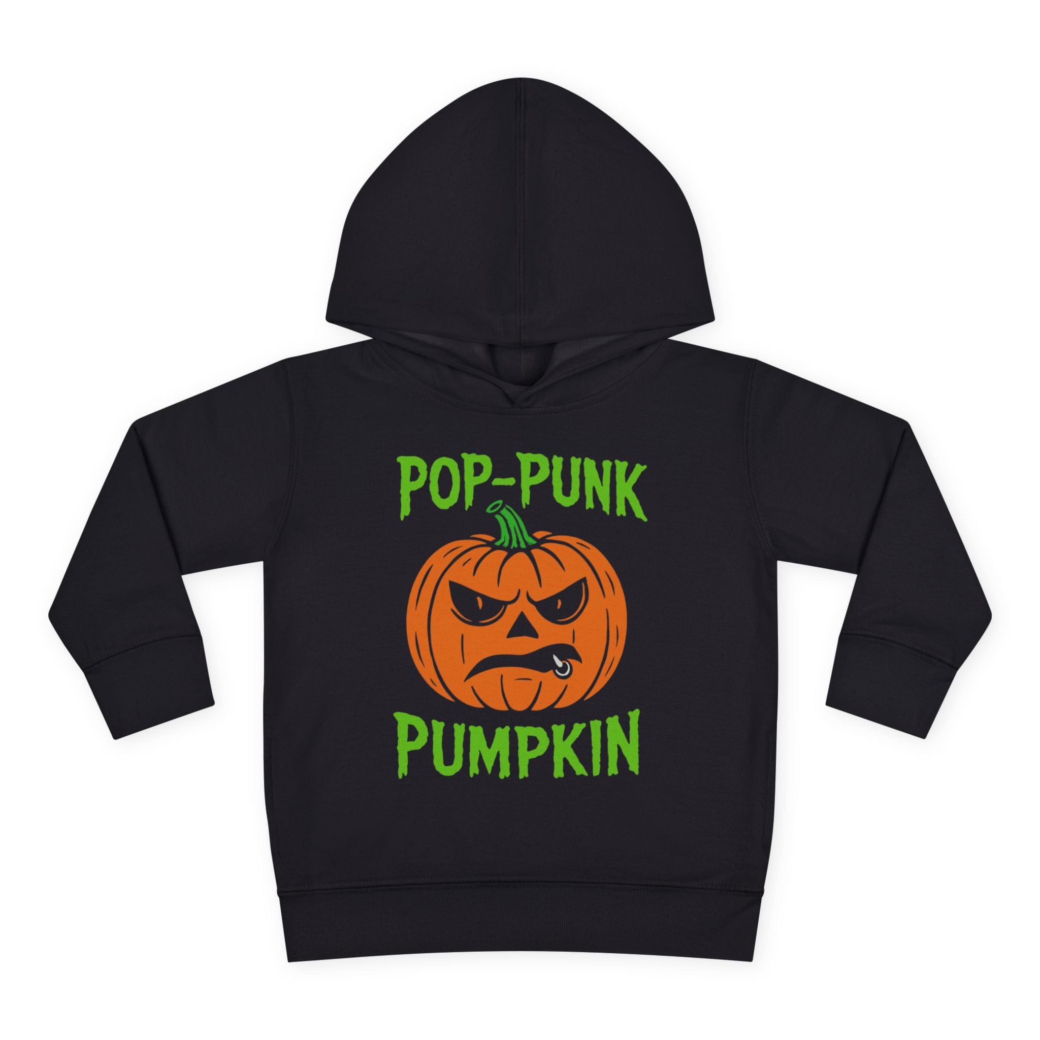 Pop-punk Pumpkin Toddler Hoodie 2T / Black