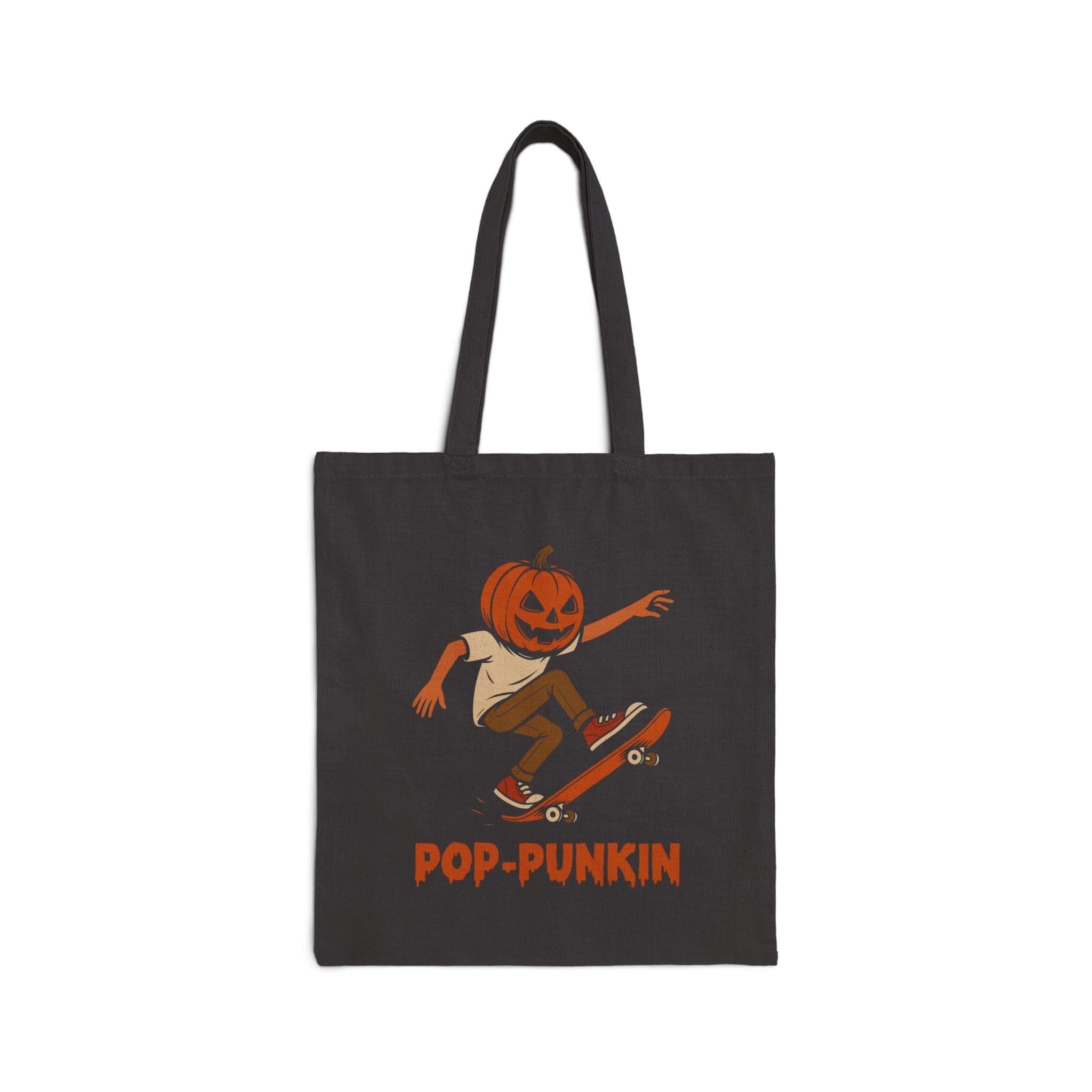Pop-punkin Tote Bag Black / 15" x 16"