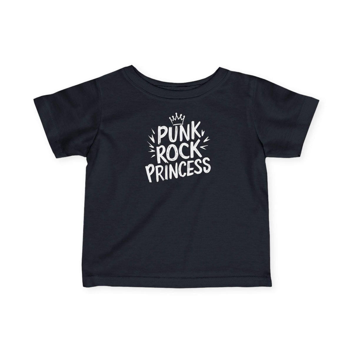 Punk Rock Princess - Infant Tee CA Black / 6M