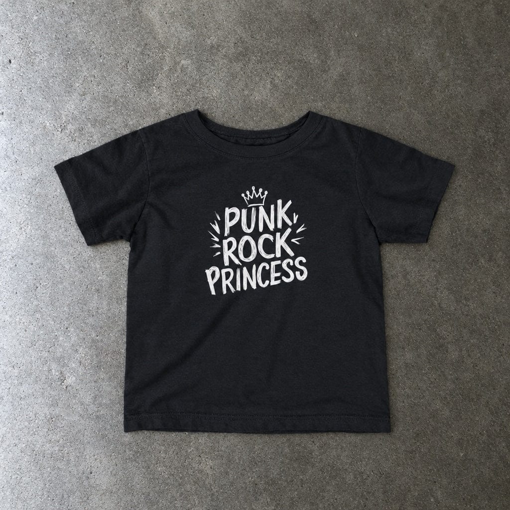 Punk Rock Princess - Infant Tee CA Black / 6M