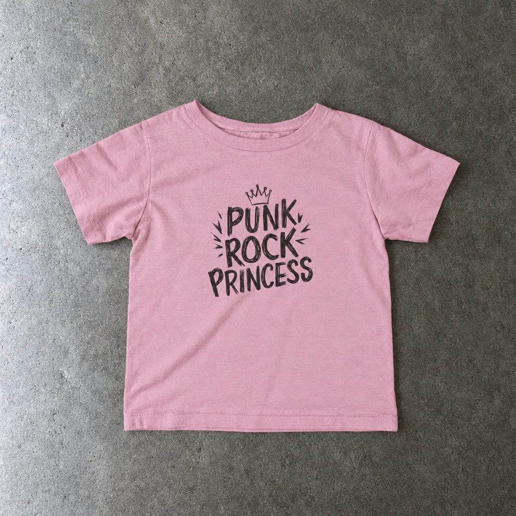 Punk Rock Princess - Infant Tee CA Pink / 6M