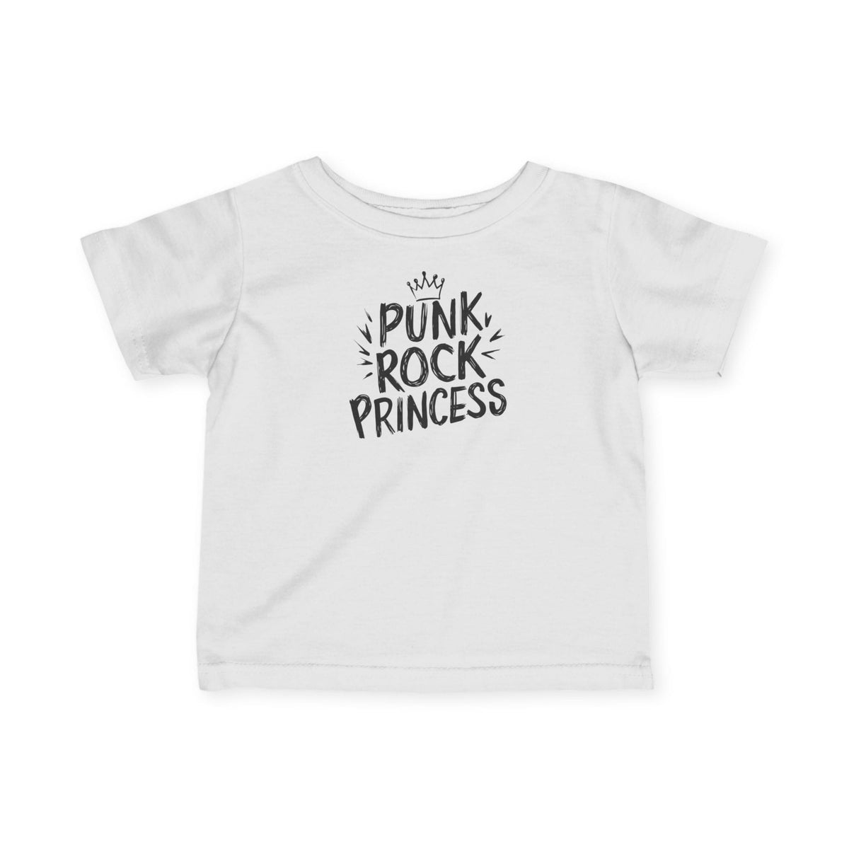 Punk Rock Princess - Infant Tee CA White / 6M