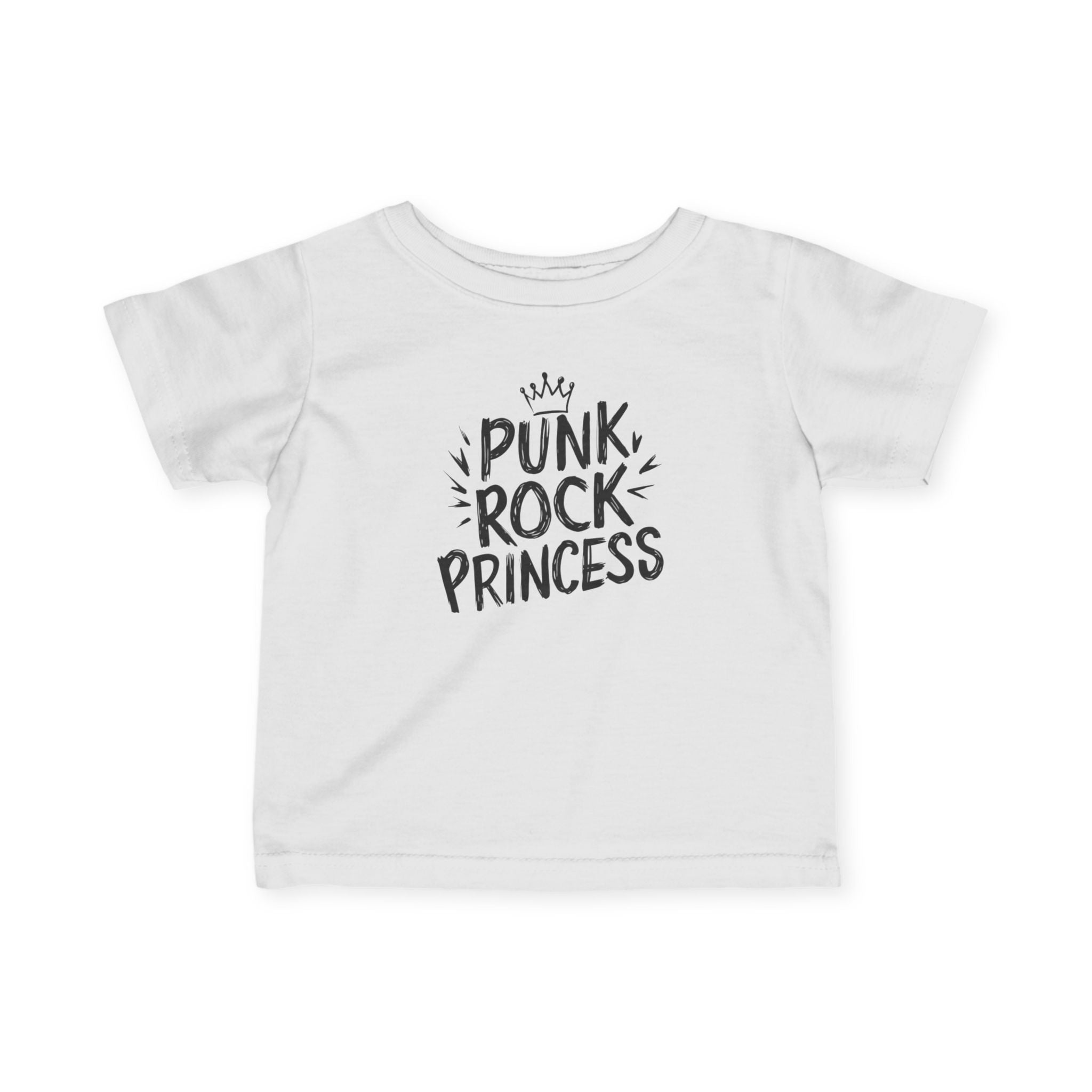 Punk Rock Princess - Infant Tee White / 6M