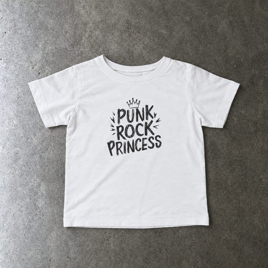 Punk Rock Princess - Infant Tee White / 6M