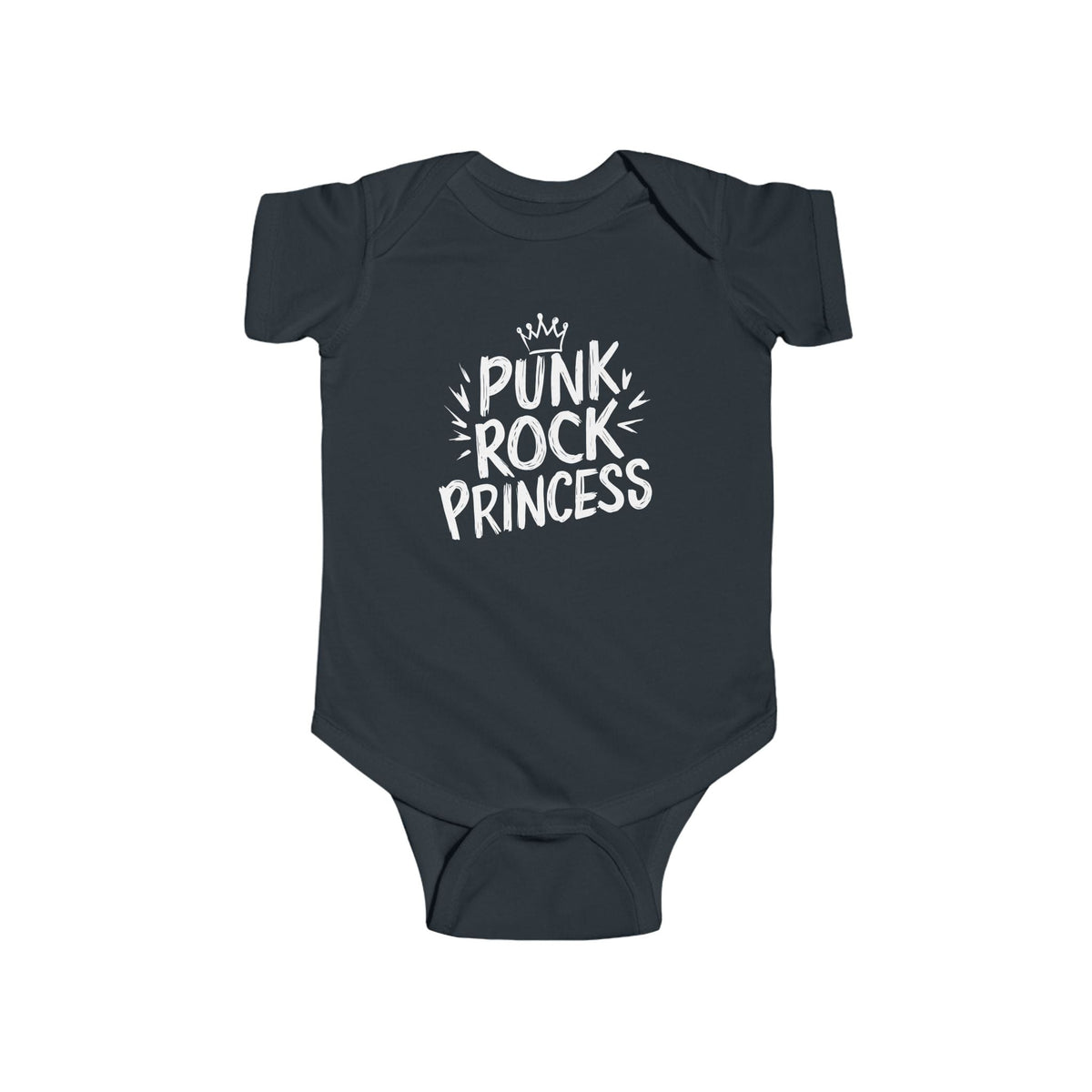 Punk Rock Princess - Onesie CA Black / NB (0-3M)