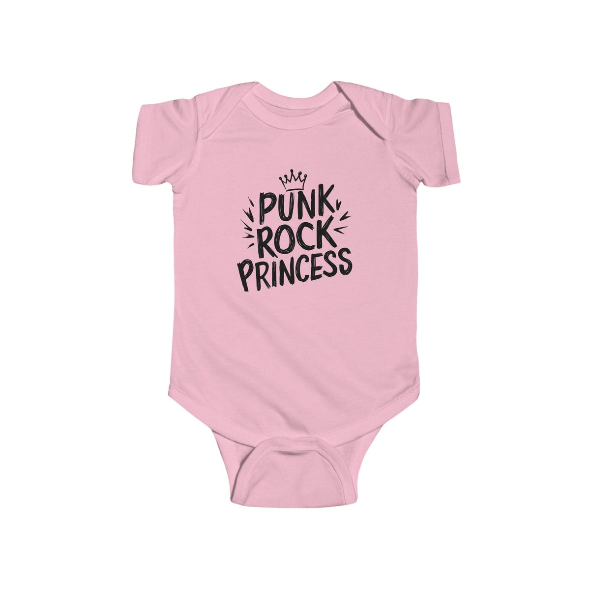 Punk Rock Princess - Onesie CA Pink / NB (0-3M)