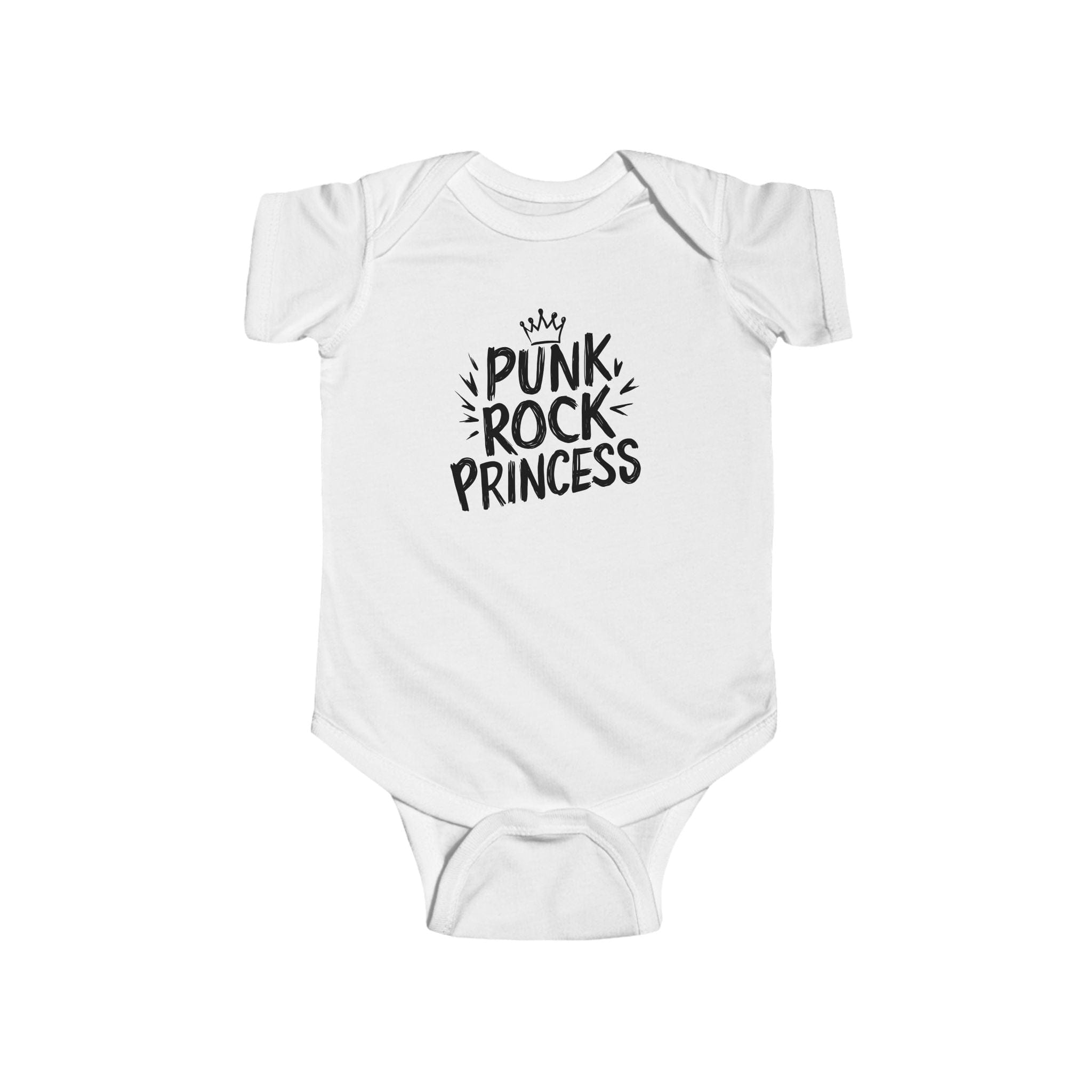 Punk Rock Princess - Onesie White / NB (0-3M)
