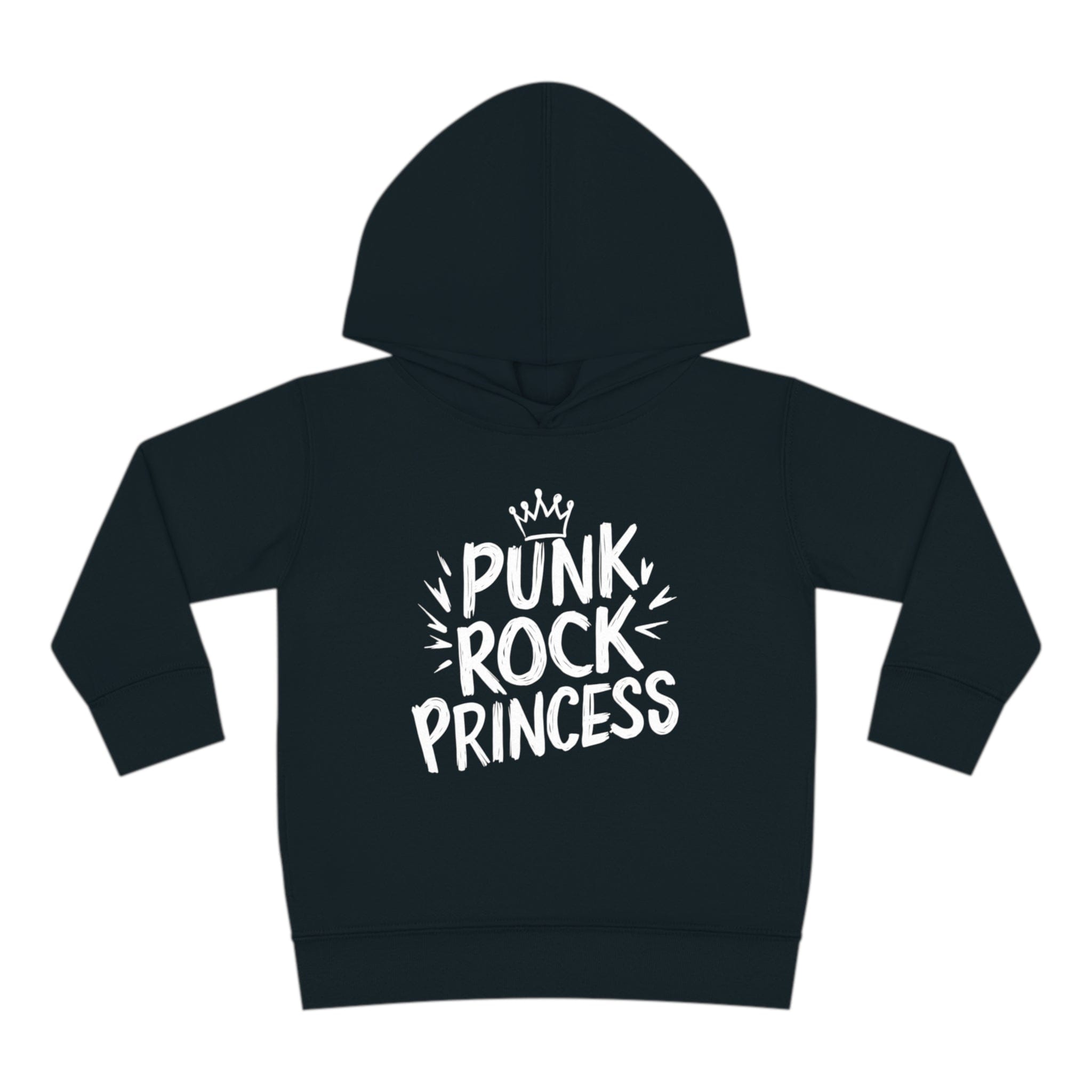 Punk Rock Princess Toddler Hoodie Black / 2T