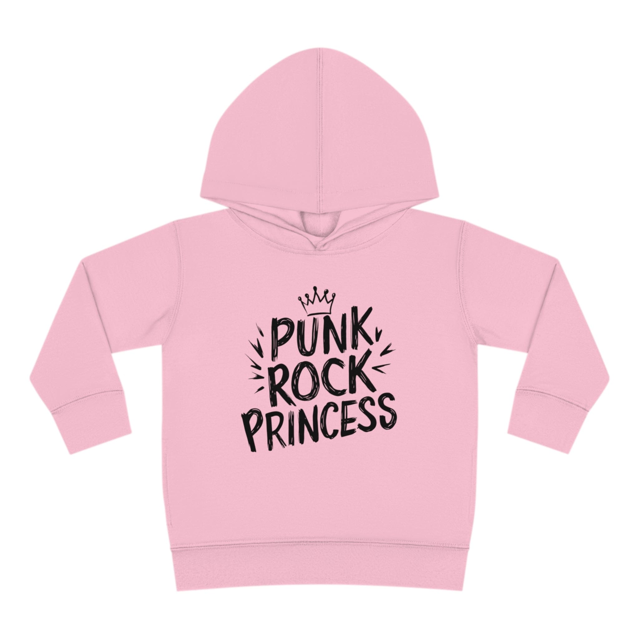 Punk Rock Princess Toddler Hoodie Pink / 2T
