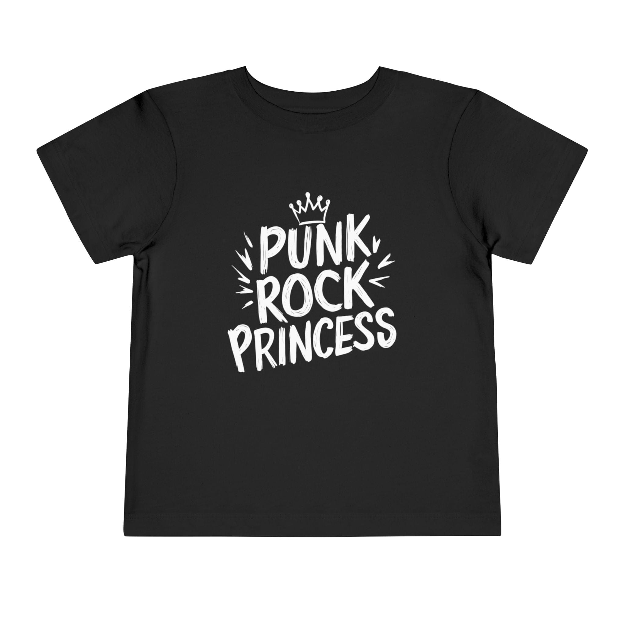 Punk Rock Princess - Toddler Tee Black / 2T