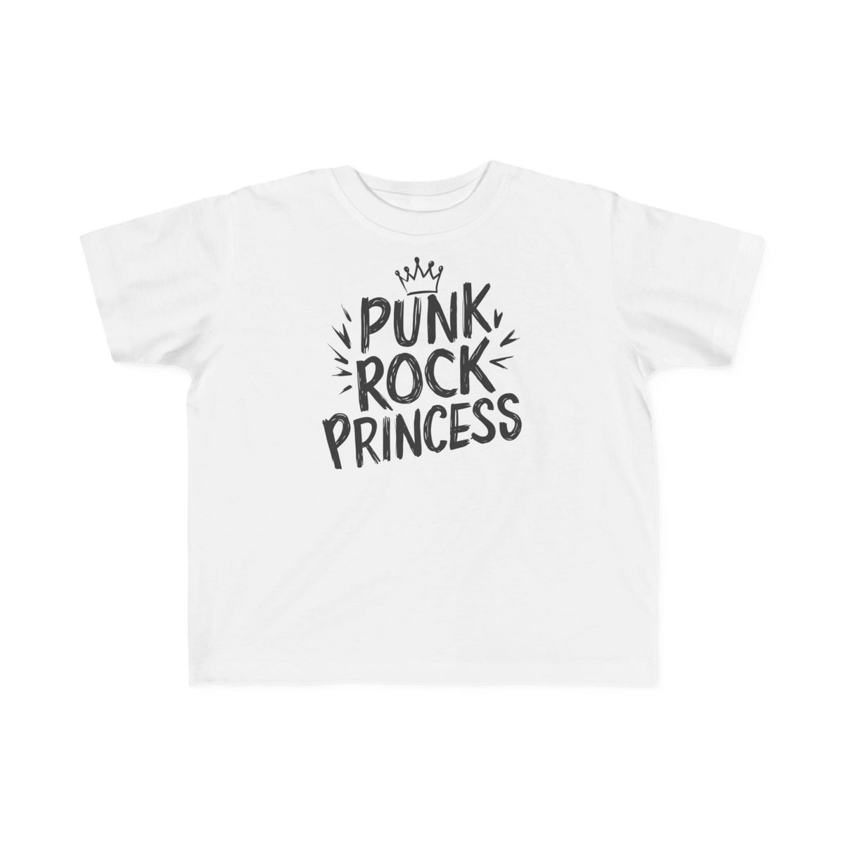 Punk Rock Princess - Toddler Tee CA White / 2T