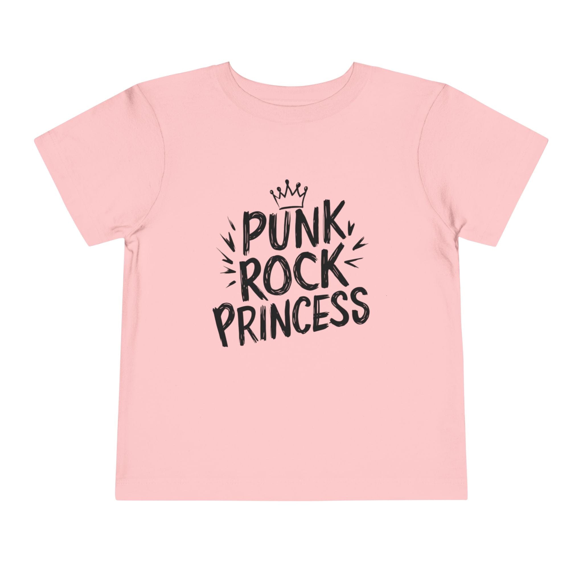 Punk Rock Princess - Toddler Tee Pink / 2T