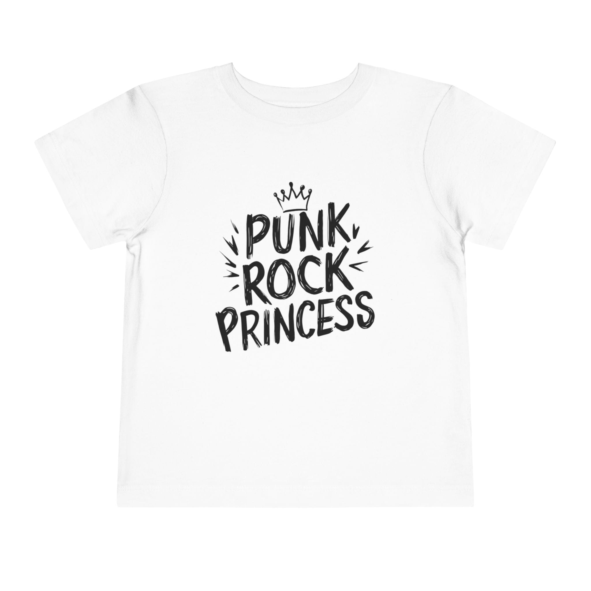 Punk Rock Princess - Toddler Tee White / 2T