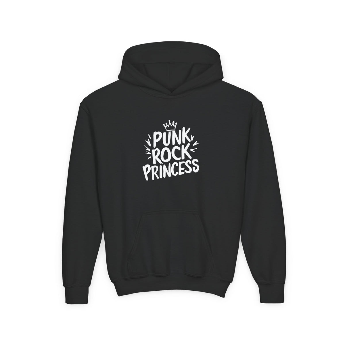 Punk Rock Princess Youth Hoodie CA Black / S